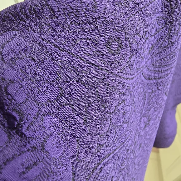 Purple Women's Dress with Jacket - Picture 11 of 14